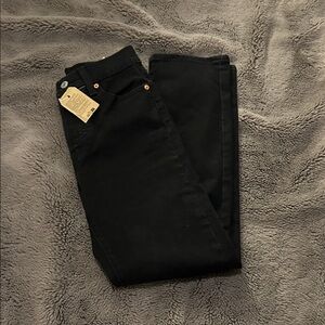 Levi's Women's Black Straight Leg Jeans